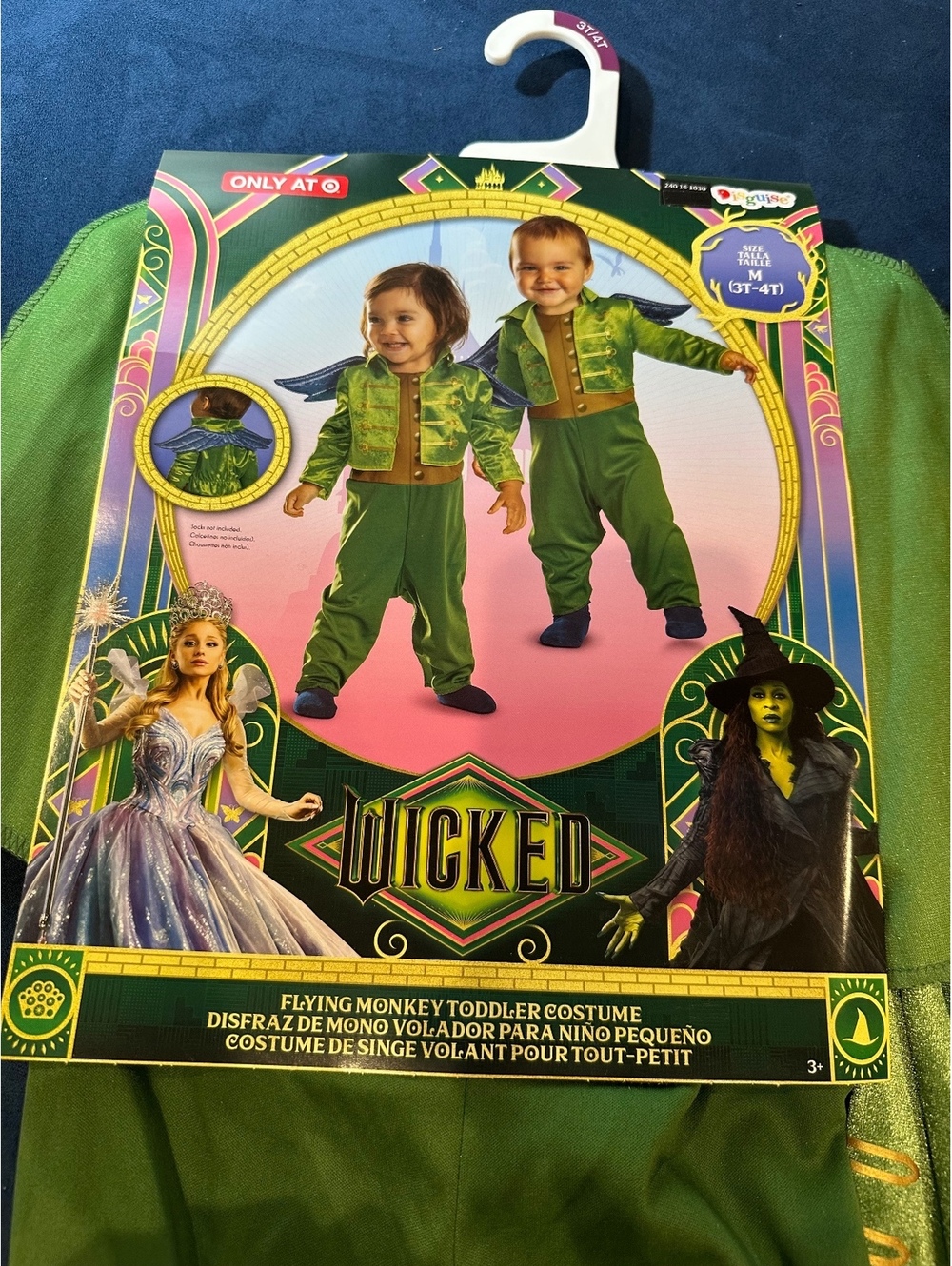 Wicked Flying Monkey Toddler Costume Size M (3T-4T)